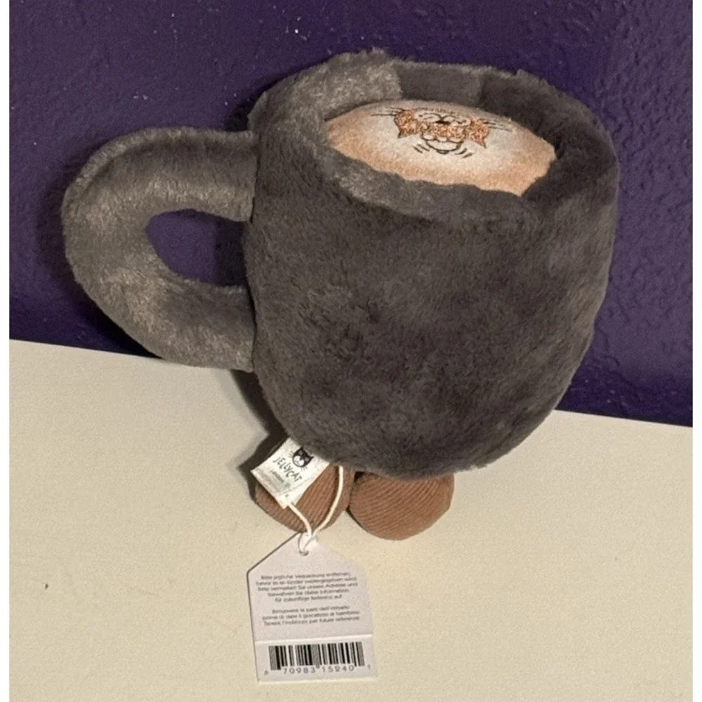 Jellycat Amuseables Coffee Cup Latte Food Cute Soft  Retired New with Tags Rare